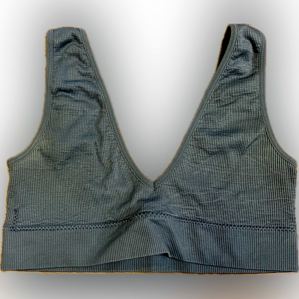 Blue grey bralette - Small